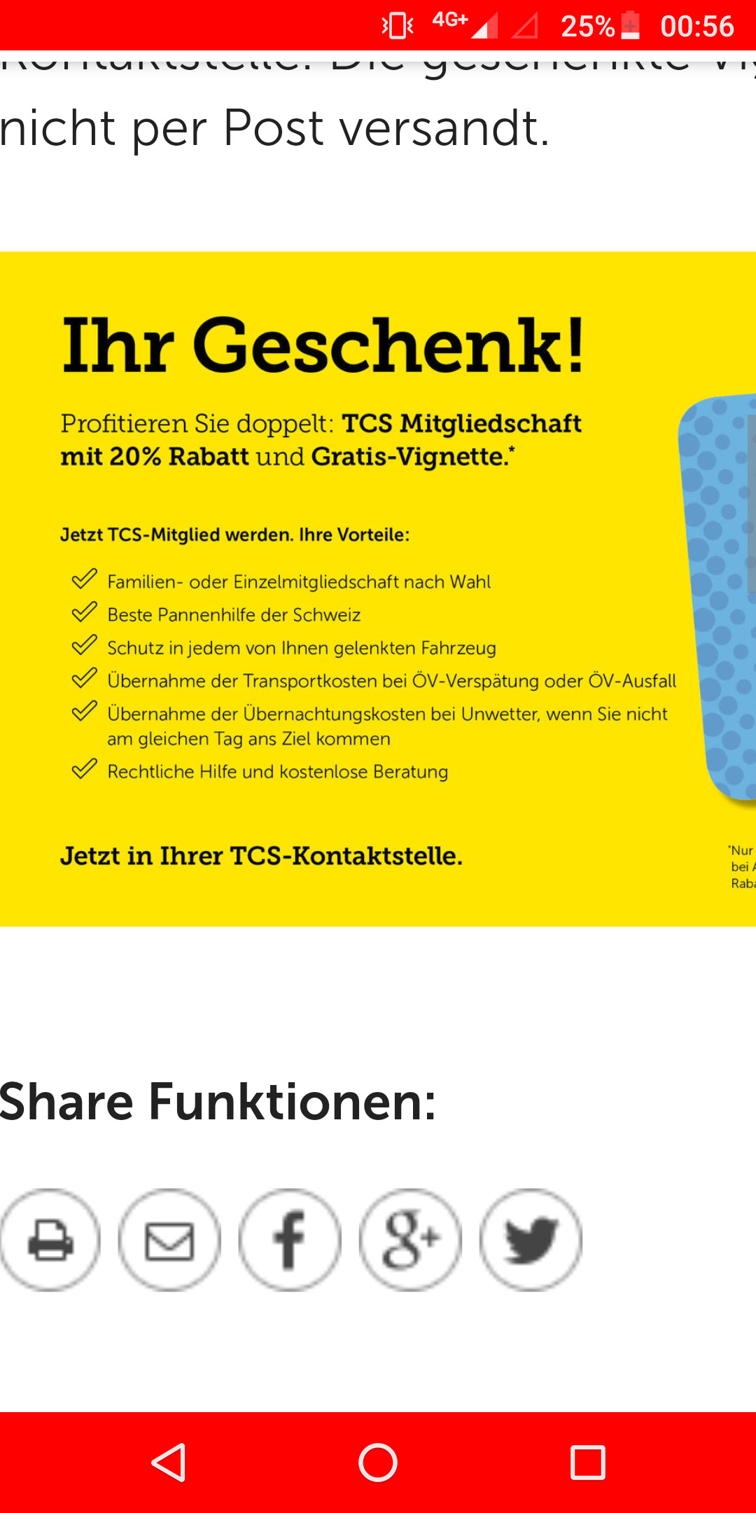 Tcs mitgliedschaft ausland