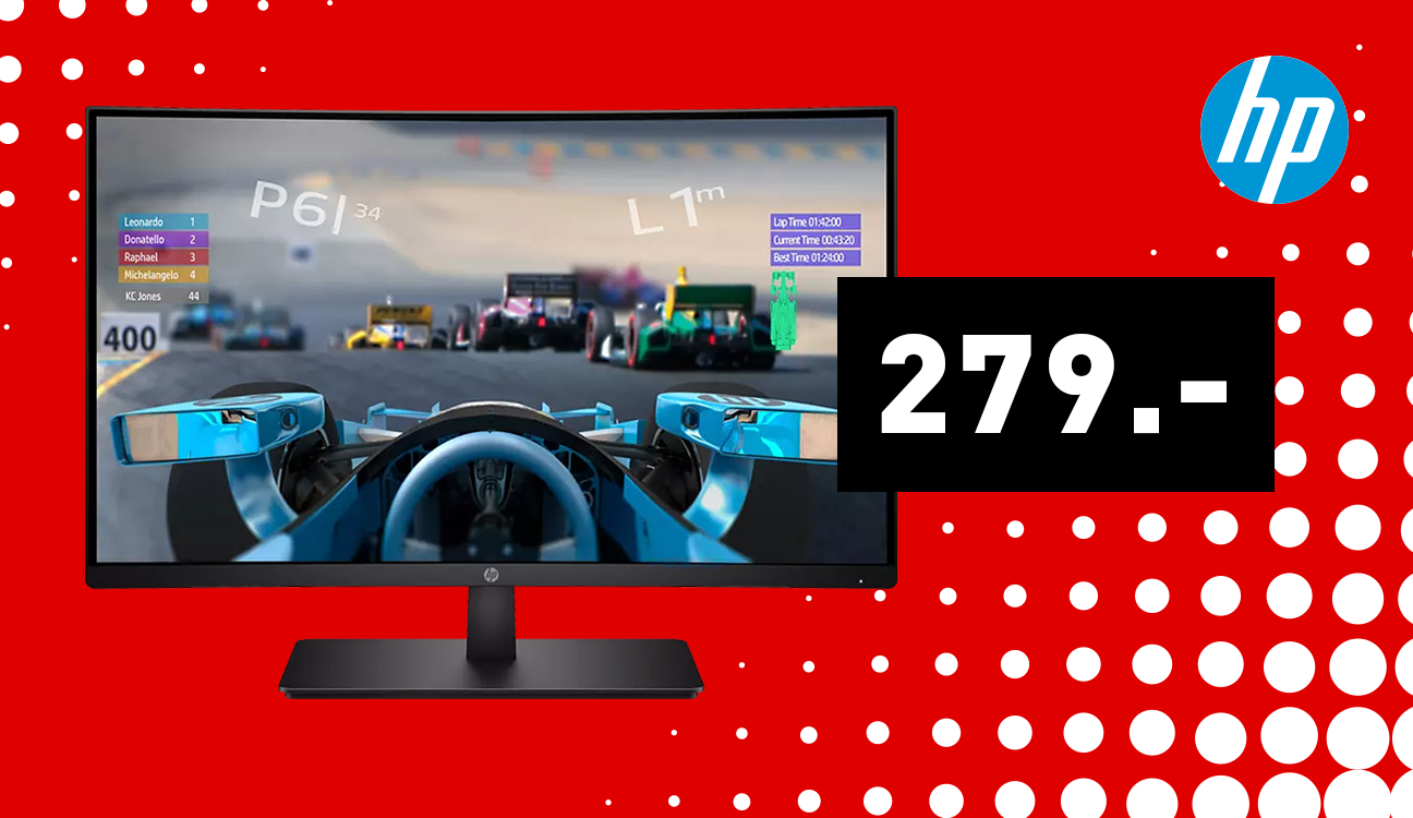 HP 27x Curved Gaming Monitor - Full-HD, 120 Hz