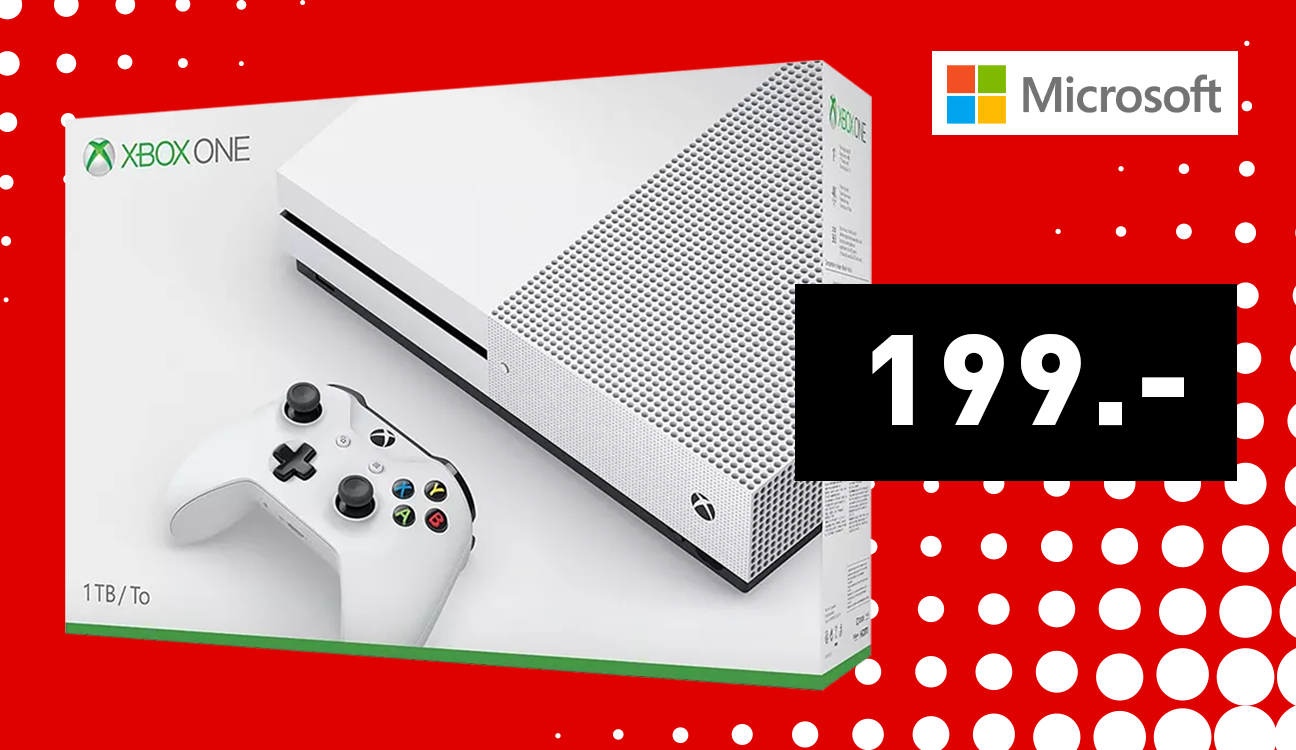 Xbox One S 1TB Spielkonsole - Weiss