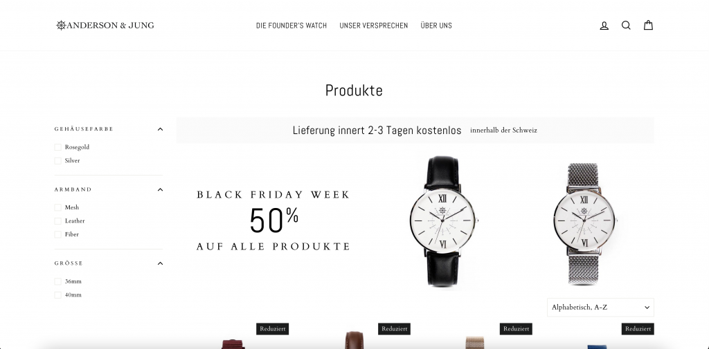 Rabatt auf Uhren
