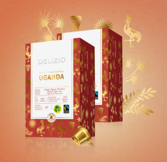 Delizio: 24 Uganda-Kaffeekapseln für 200 Treuepunkte
