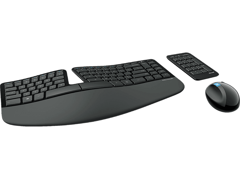 Microsoft Sculpt Ergonomic Desktop kabellose Tastatur + Maus + Ziffernblock bei MediaMarkt