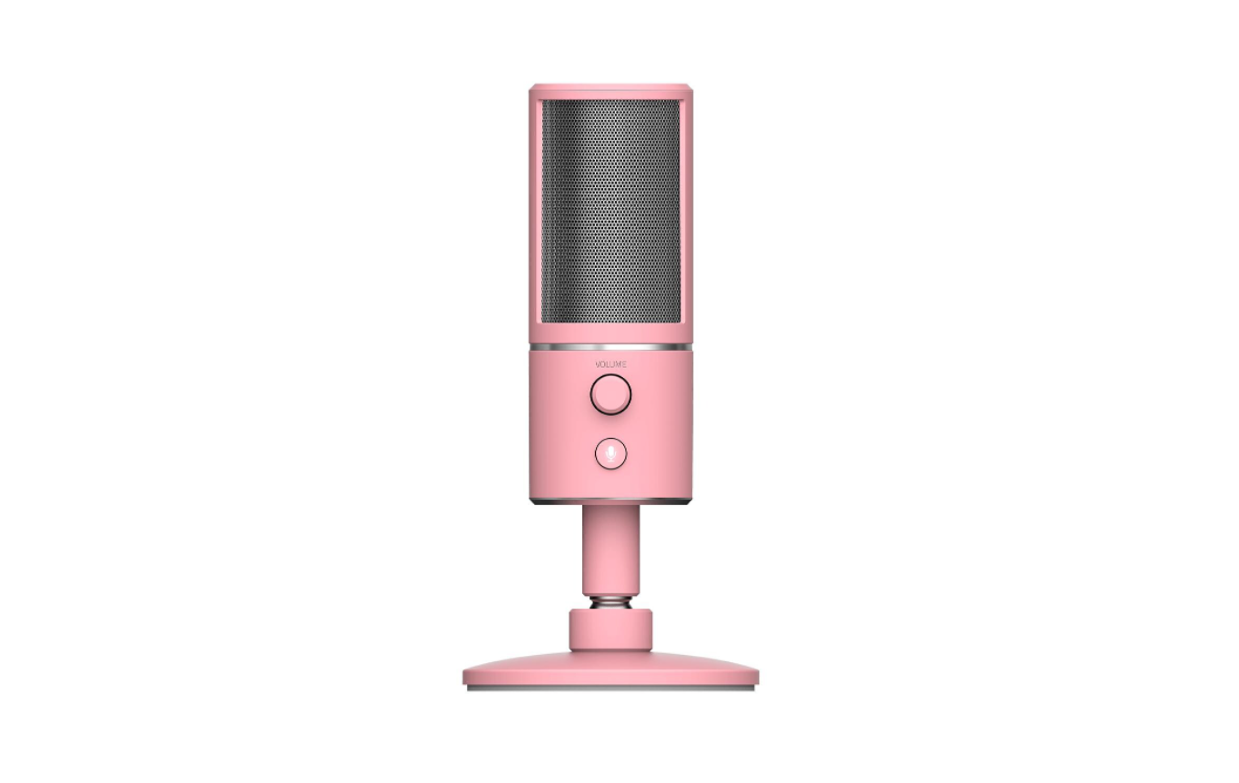 Streaming-Mikrofon Razer Seiren X in Quartz Pink bei Steg für 24.90 Franken