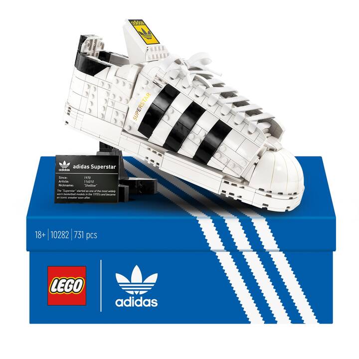 LEGO Icons Adidas Originals Superstar (10282) mit 731 Teilen bei microspot für knapp 50 Franken