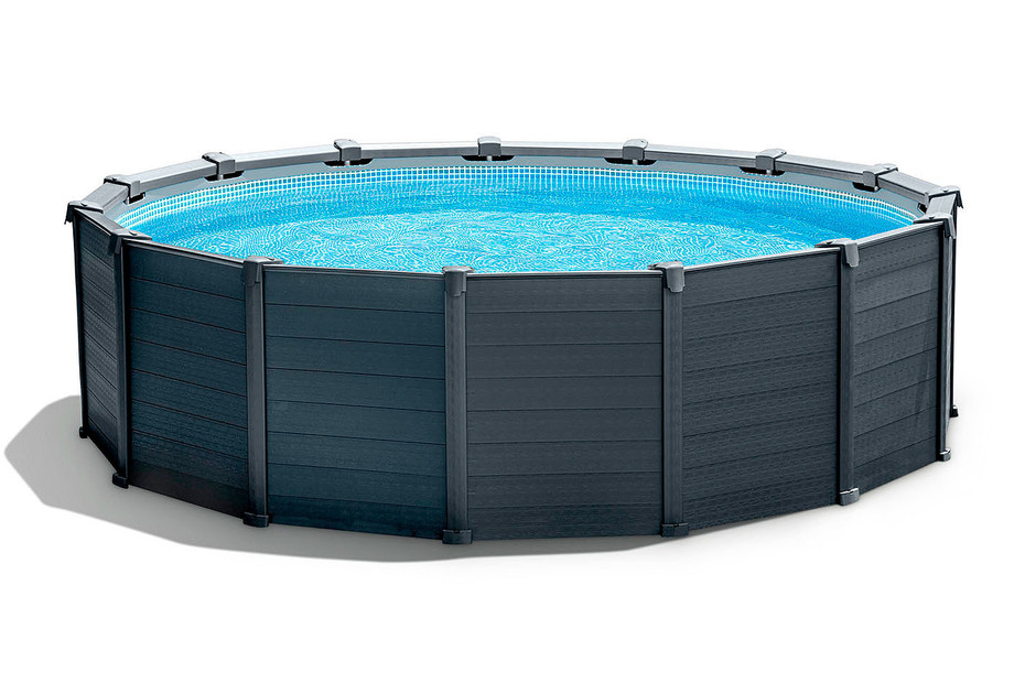 Intex Graphite Grey Panel Swimming Pool