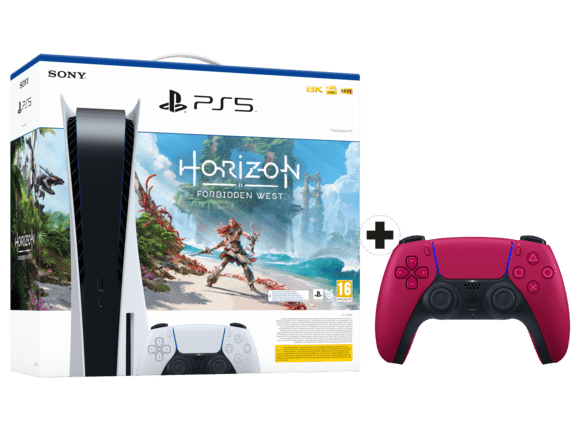 Playstation 5 / PS5 Horizon Forbidden West Bundle + zusätzlicher Controller bei MediaMarkt
