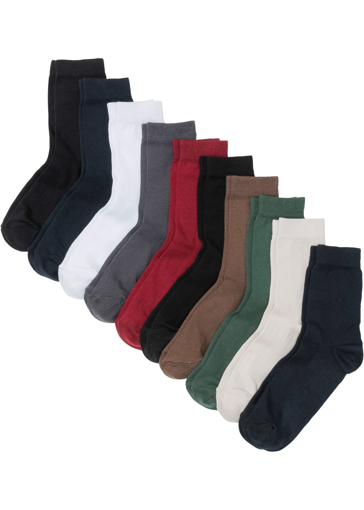 Bonprix: 10er-Pack Bio-Baumwolle Socken (Grössen 35-46) für nur 6.95 Franken, inkl. Lieferung (nur heute)