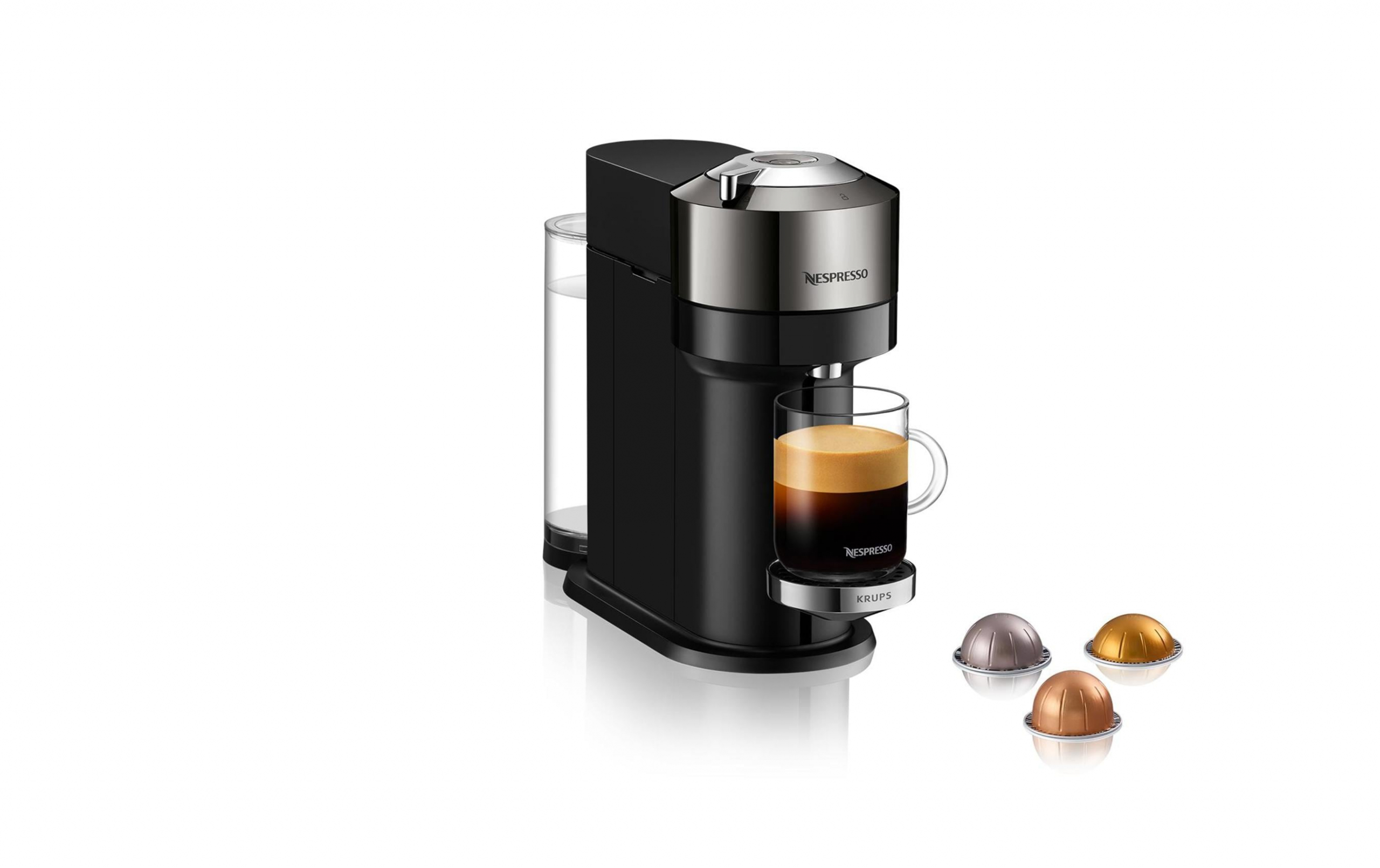 KRUPS Vertuo Next Deluxe XN910C Nespresso® Kaffeemaschine für 49 Franken + Kapseln im Wert von 100 Franken geschenkt