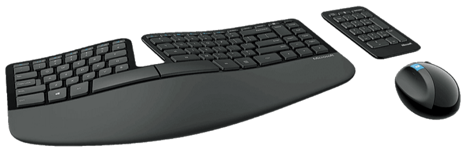 Microsoft Sculpt Ergonomic Desktop kabellose Tastatur mit Maus & Ziffernblock bei MediaMarkt