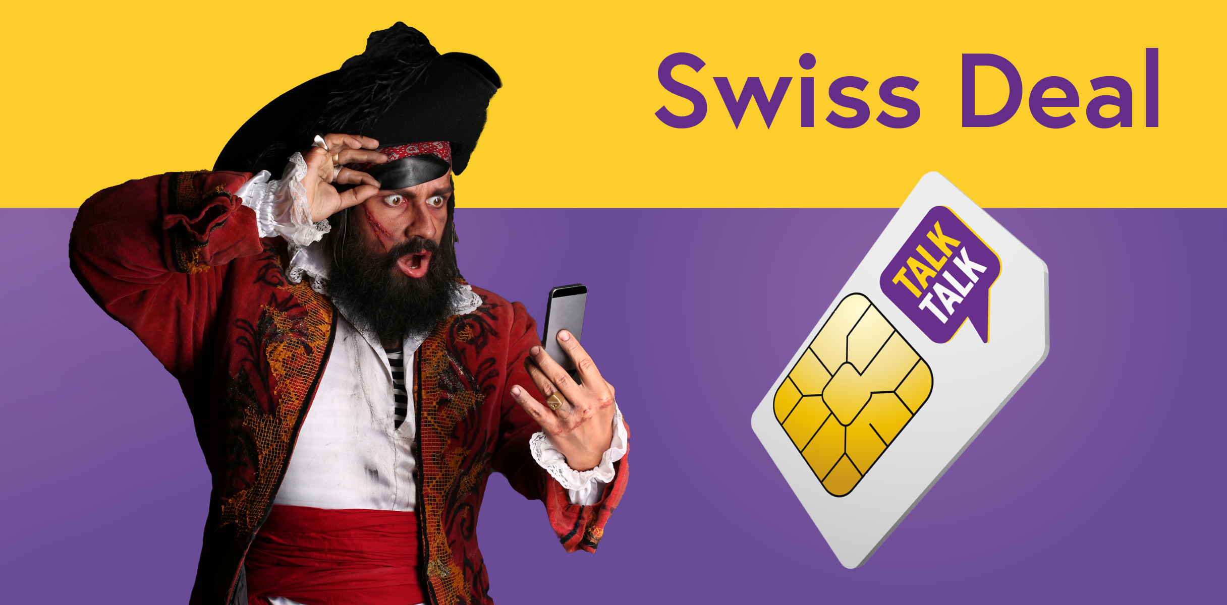 Günstiger geht’s nicht! TalkTalk Swiss Deal wieder zum Piratenpreis für 11 Franken 🥳 (CH alles unlimitiert, 100GB mit 5G, 1GB Roaming in EU, UK, USA, CA, NO)