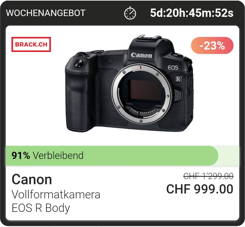 Canon EOS R Body