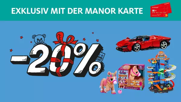 Manor: 20% Rabatt auf Spielwaren, z.B. Lego Hulk Buster 76210 oder Sternenzerstörer 75252 (nur bis morgen 10.12.)