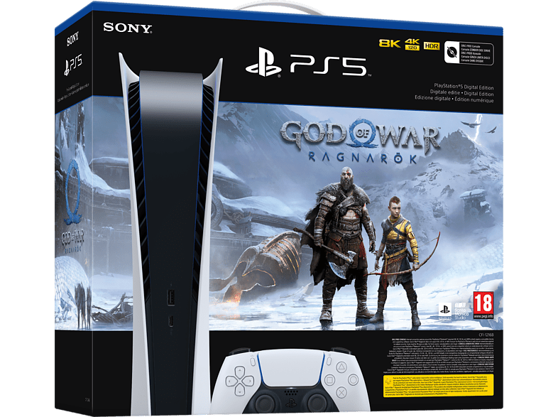 Sony Playstation 5 Digital Edition mit God of War Ragnarök wieder bei Mediamarkt bestellbar