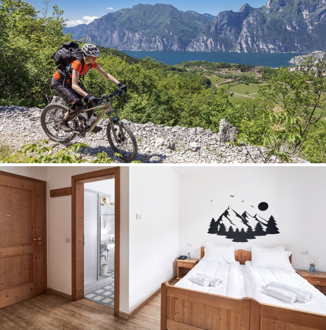 Trentino (IT): 3 Nächte im Hotel Le Tre Oche – bed and bike inkl. Halbpension und Spa Eintritt ab 139€ p.P.