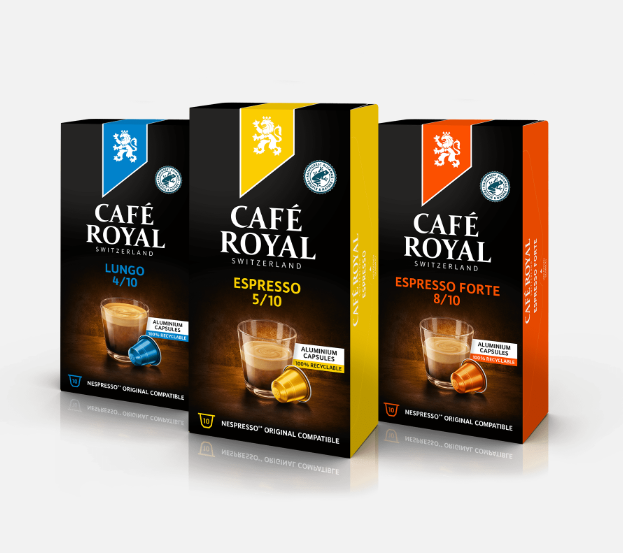 20% Rabatt auf alle Kaffeekapseln bei Café Royal