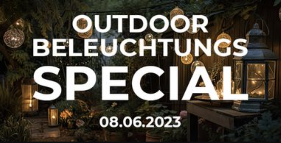 Outdoor-Beleuchtungs-Special bei DayDeal.ch – 7 Schnäppchen für deine Garten-Beleuchtung