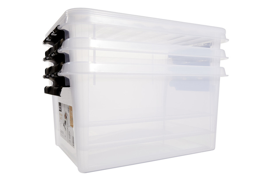 (Abholung) SmartStore Hobbyboxen mit Deckel (39×26×50 cm / 31 l / 3 Stück) bei Jumbo
