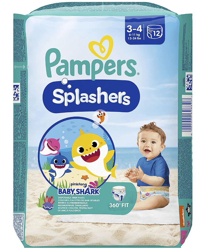 86% Rabatt auf Pampers Windeln Splashers Baby Shark Limited Edition (96 Stück) bei Amazon