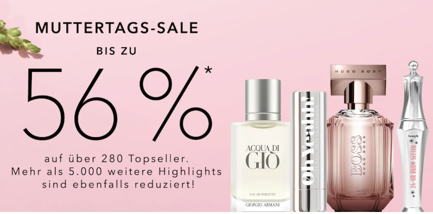 Muttertags Sale Bis zu 56 % bei Douglas: z.B.  YVES SAINT LAURENT Eau de Parfum 60ml Set