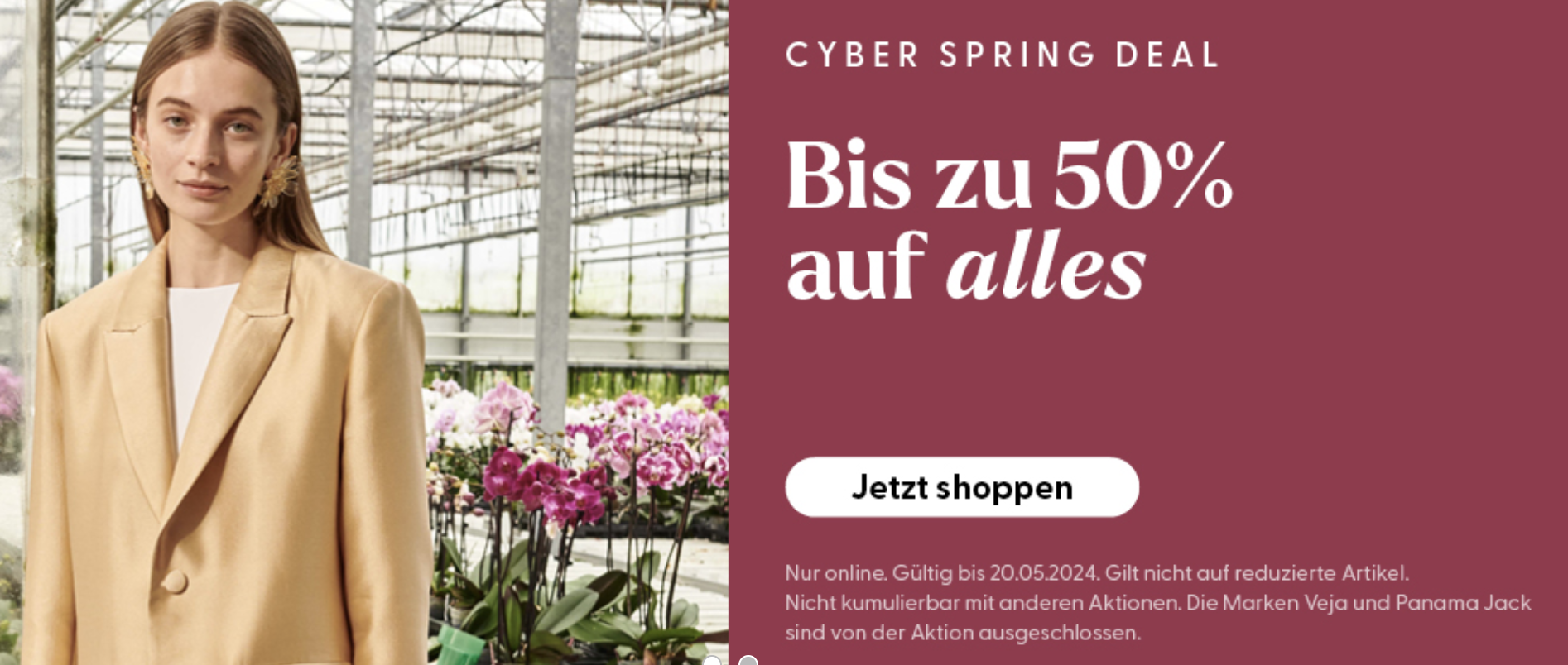 Cyber Spring Deal bis zu 50 % auf alles bei Ochsner Shoes