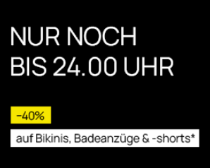 Nur heute – Jelmoli Shop Gutschein für 40% Rabatt auf Bikinis, Badeanzüge & -shorts