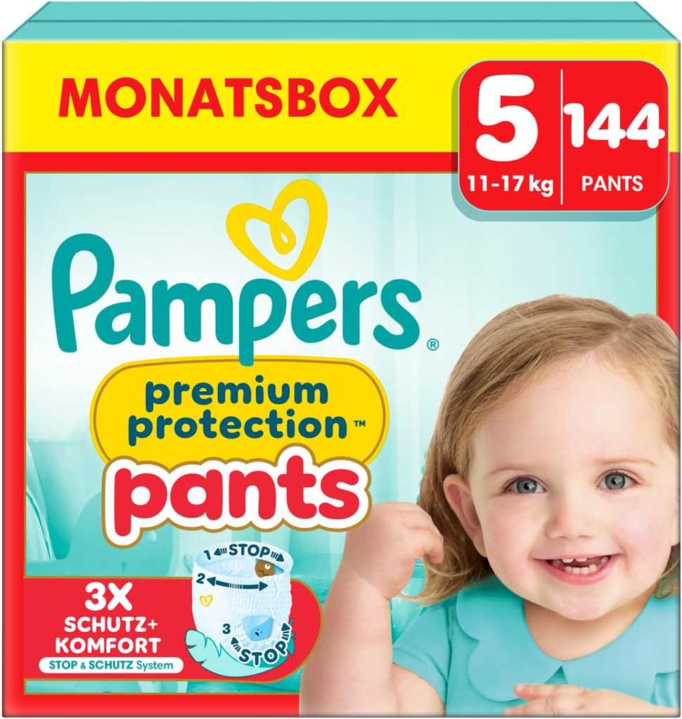 Pampers Premium Protection Pants Größe 5 144