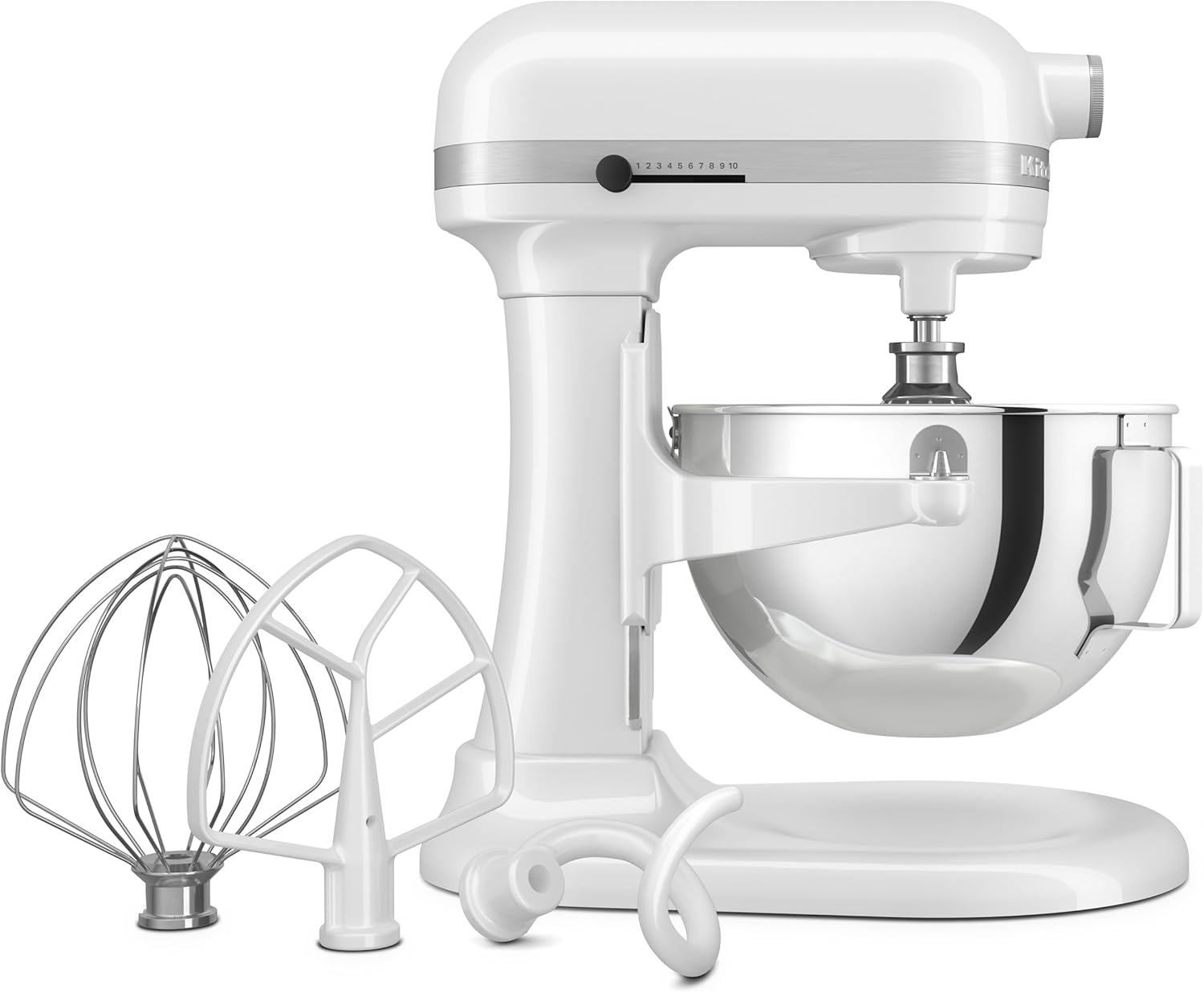 Küchenmaschine KitchenAid 5KSM55SXXEWH HEAVY DUTY mit 5.2L Rührschüssel zum neuen Bestpreis bei Amazon