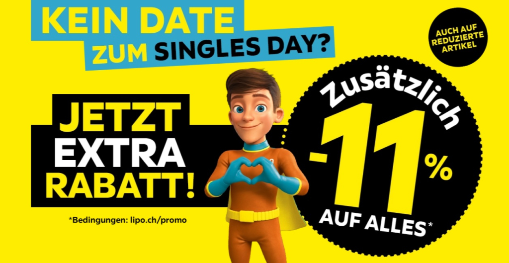 Lipo Singles Day 11 Prozent 2025