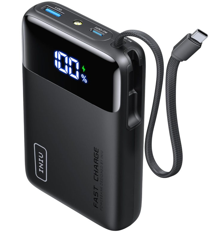 2× INIU Powerbank mit integriertem USB-C (45 W, 20 000 mAh) bei Amazon zum Toppreis