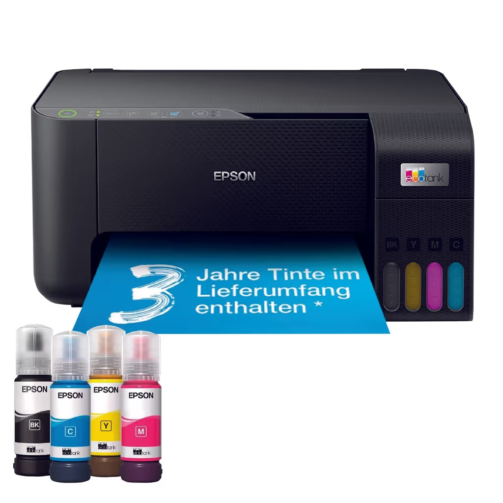 Epson EcoTank ET-2862 Tintenstrahldrucker + 3 Jahre Tinte + CHF 40.- Epson-Cashback
