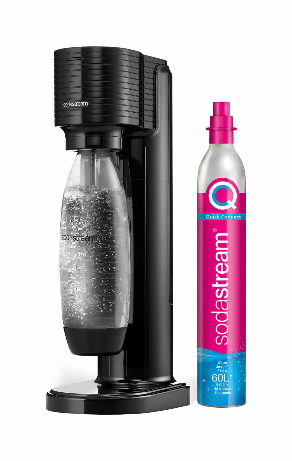 SodaStream GAIA Wassersprudler mit Flasche und Zylinder bei Nettoshop zum neuen Bestpreis