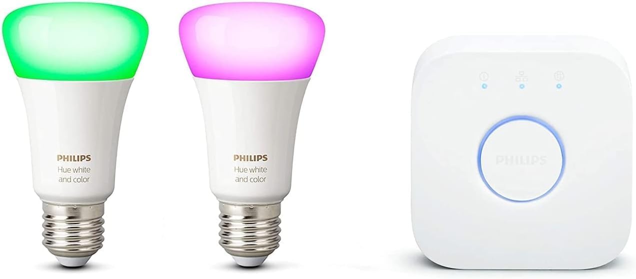 Philips Hue White & Color Ambiance LED Starter-Set inkl. Hue Bridge