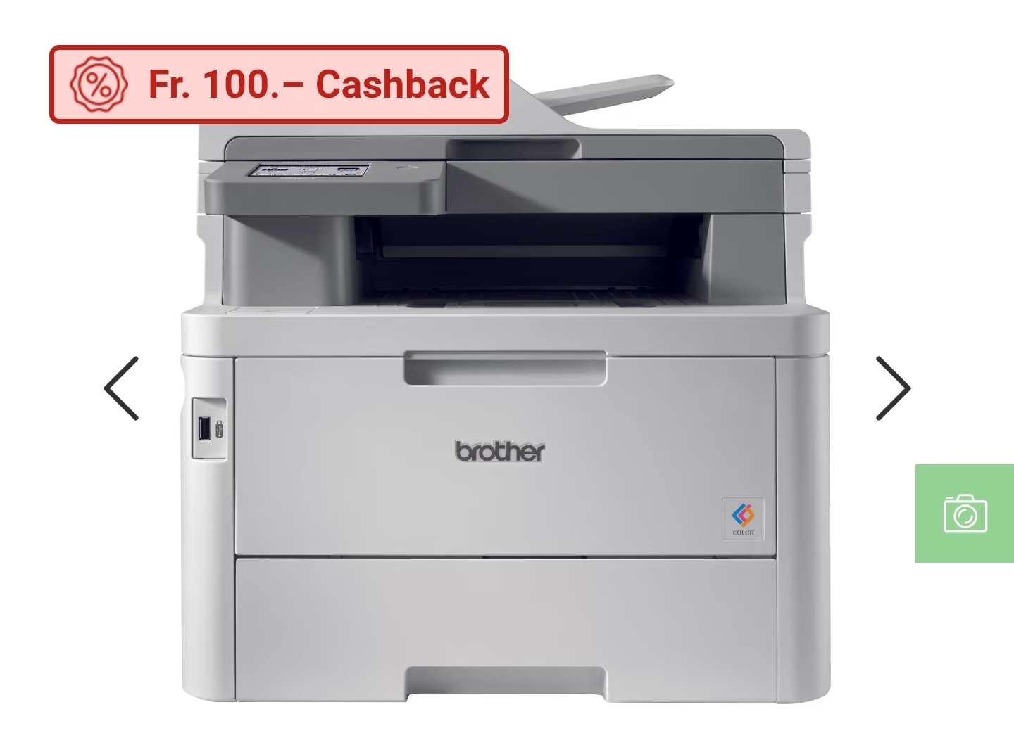 Brother MFC-L8390CDW Farb-Laserdrucker + CHF 100.- Brother-Cashback