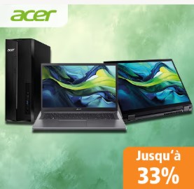 Bis zu 33% Rabatt auf ausgewählte Acer-Produkte bei Fust
