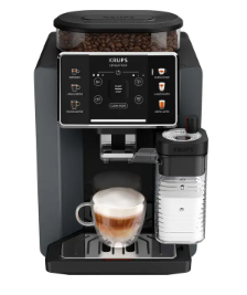 Krups Sensation EA9129 Kaffeevollautomat in der Farbe Schwarz inkl. Milchbehälter bei nettoshop