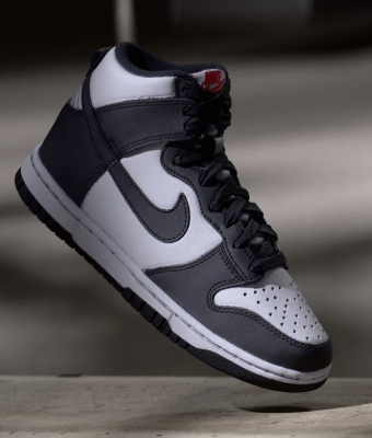 Nike Sportswear Dunk Sneaker High in Weiss/Schwarz/Rot bei Lounge by Zalando