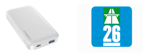 Autobahnvignette 2026 & Evenergy Powerbank 10’000 mAh zum Toppreis