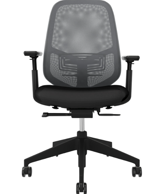 Haworth Aloha Pro Bürostuhl in der Farbe Schwarz bei Office World in Aktion inkl. Lieferung