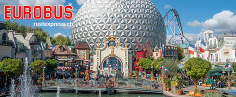 Hin- und Rückfahrt, 2 Eintritte (für 1 Erwachsenen) zum Europa-Park und Übernachtung