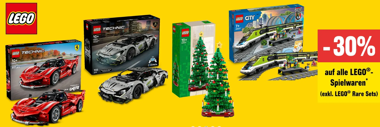 30% Rabatt wieder auf LEGO bei Jumbo, z. B. LEGO Technic Ferrari Daytona SP3 (42143) - Geschenkidee