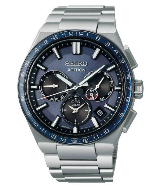 Seiko Astron GPS Solar Dual Time Herrenuhr 42.7 mm (Solar, Saphirglas) bei Christ Uhren & Schmuck