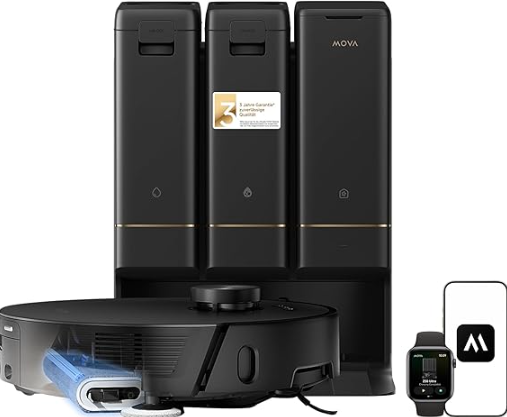 Mova Z50 Ultra Saug- und Wischroboter mit 19’000 Pa bei Amazon zum neuen Bestpreis