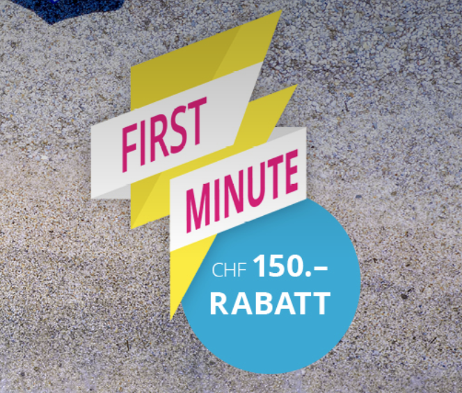 CHF 150.– Rabattgutschein für Pauschalreisen bei lastminute.ch (bis 28.02.2026)