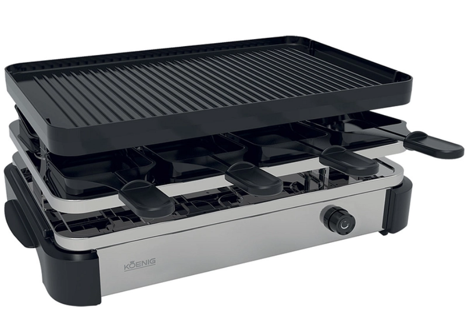 KOENIG Elektrischer Raclettegrill Grill Pro für 8 Personen bei Conforama inkl. Lieferung