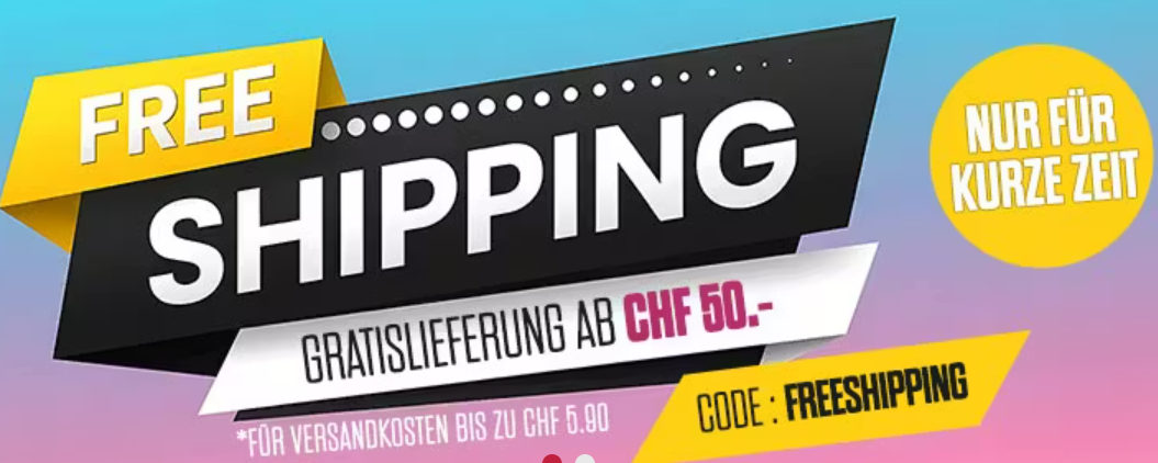 DeinDeal Gutschein: Gratis Versand ab CHF 50.– Bestellwert