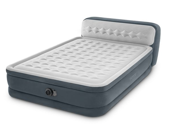 Intex Luftbett Dura Beam mit Headboard Queen 152 x 236 x 46 cm bei Daydeal