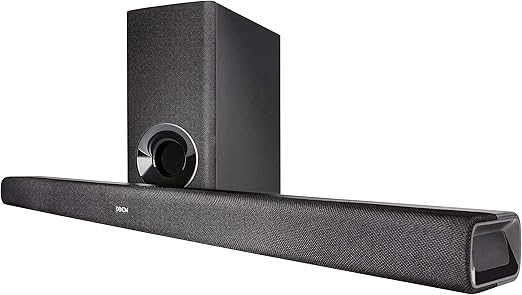 Denon DHT-S316 / 2.1 Flache TV Soundbar mit kabellosem Subwoofer, Bluetooth, HDMI ARC, Dolby Digital, DTS, optischer Eingang
