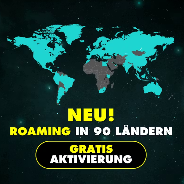 Letze Chance: yallo Black (CH alles unlim., unlim. Roaming in EU/USA/CA & TUR + 5 GB in 49 Ländern)