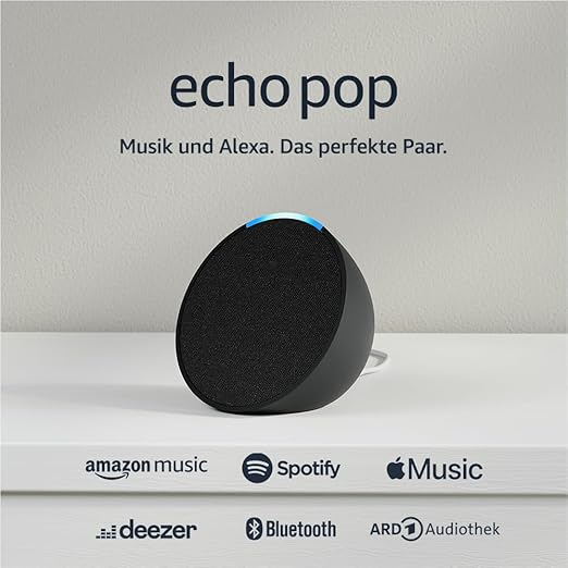 Echo Pop (Newest gen) | Full sound compact Bluetooth smart speaker mit Alexa bei Amazon