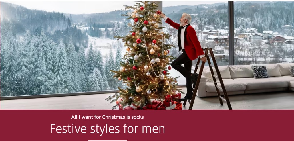 Manor Weihnachtsaktion – Bis zu 50% Rabatt auf Herren-Socken